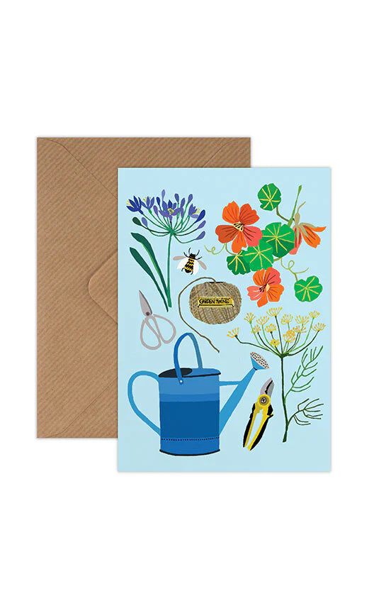Garden Afternoon Greeting Card