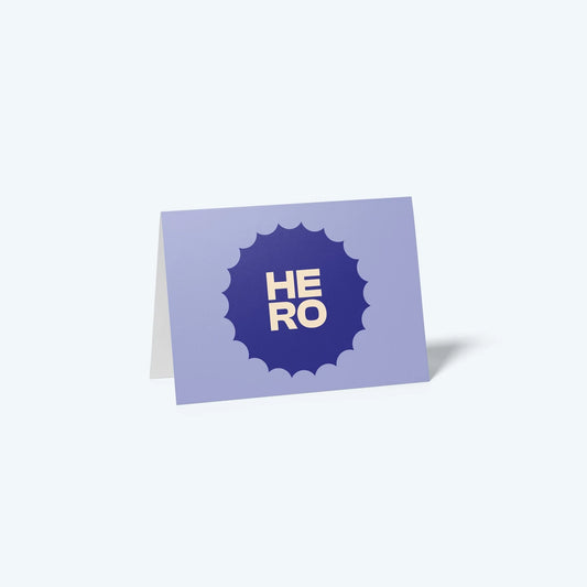 Hero Greeting Card