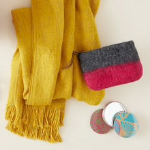 Lila Two Tone Felt Purse