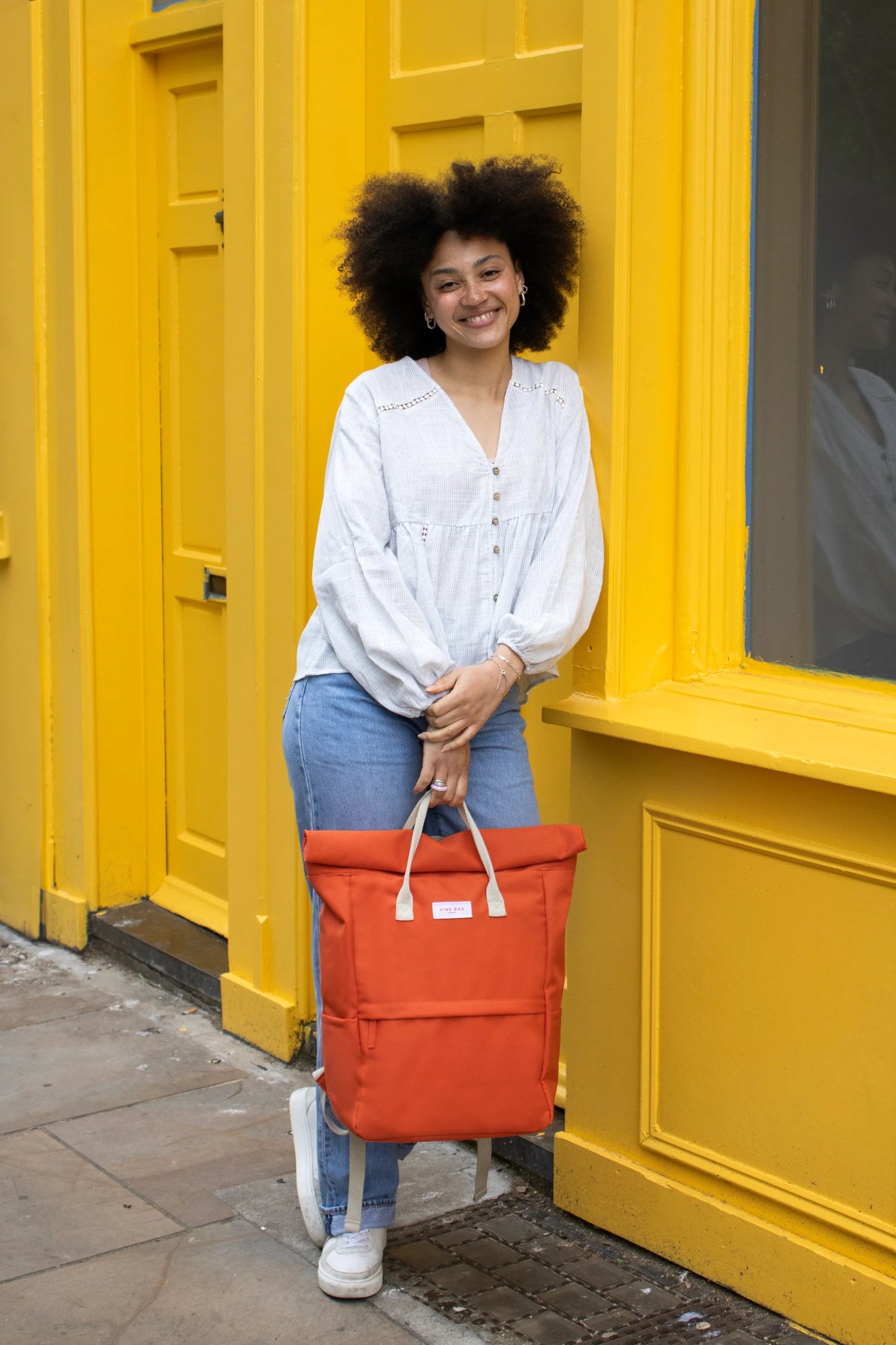 Burnt Orange Large Backpack