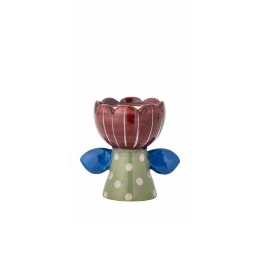 Florita Votive & Candle Holder Wine / Green Spot
