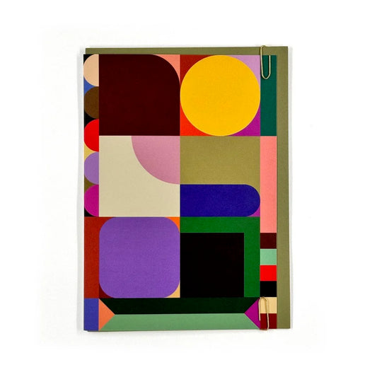 Broadcast Scallop Abstract Greeting Card