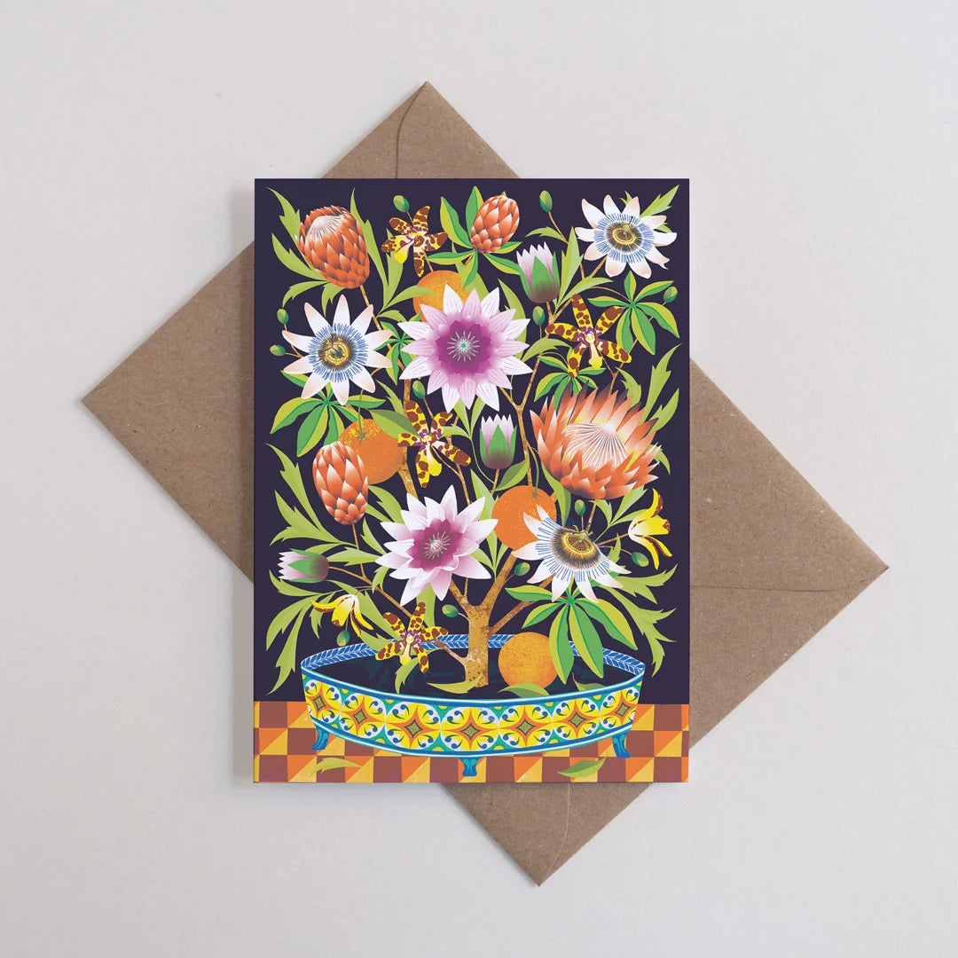In Bloom Illustrated Greetings Card