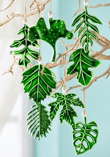 Leaf Enamel Decoration