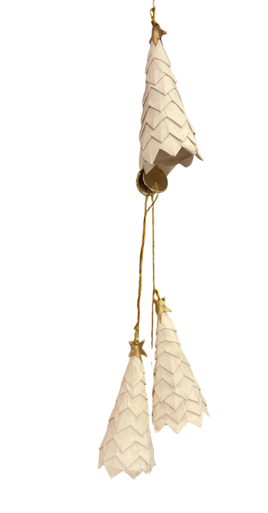 White Fir Garland – Fair Trade Palm Leaf Christmas Decoration