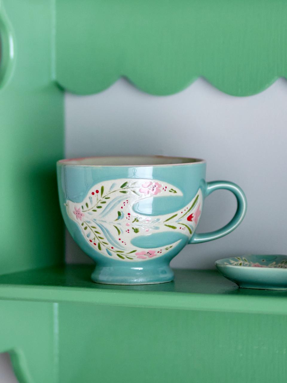 Rosalynde Mug Green Stoneware
