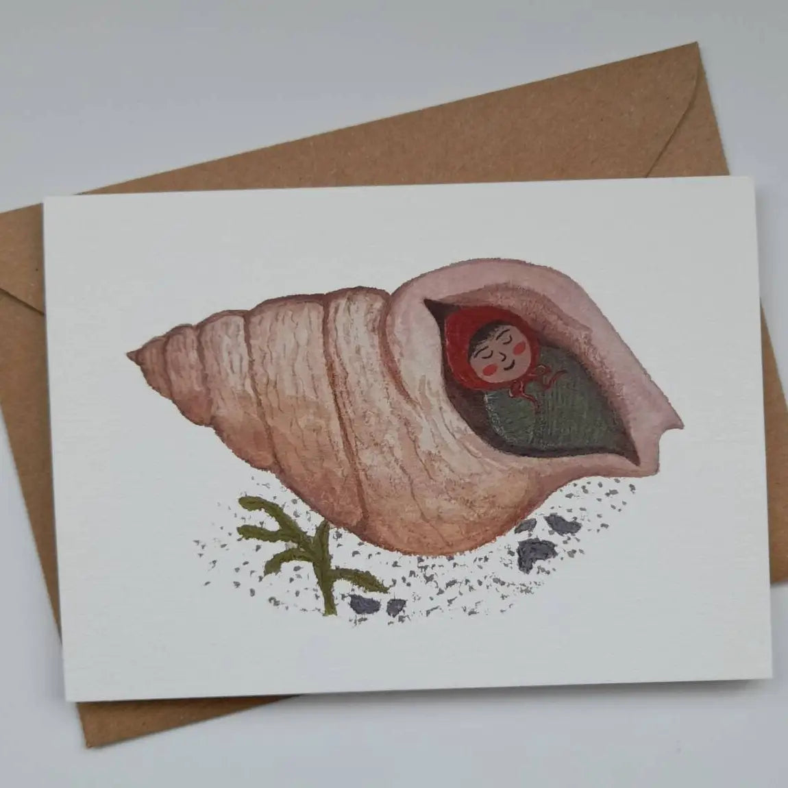 Shell Baby Greeting Card