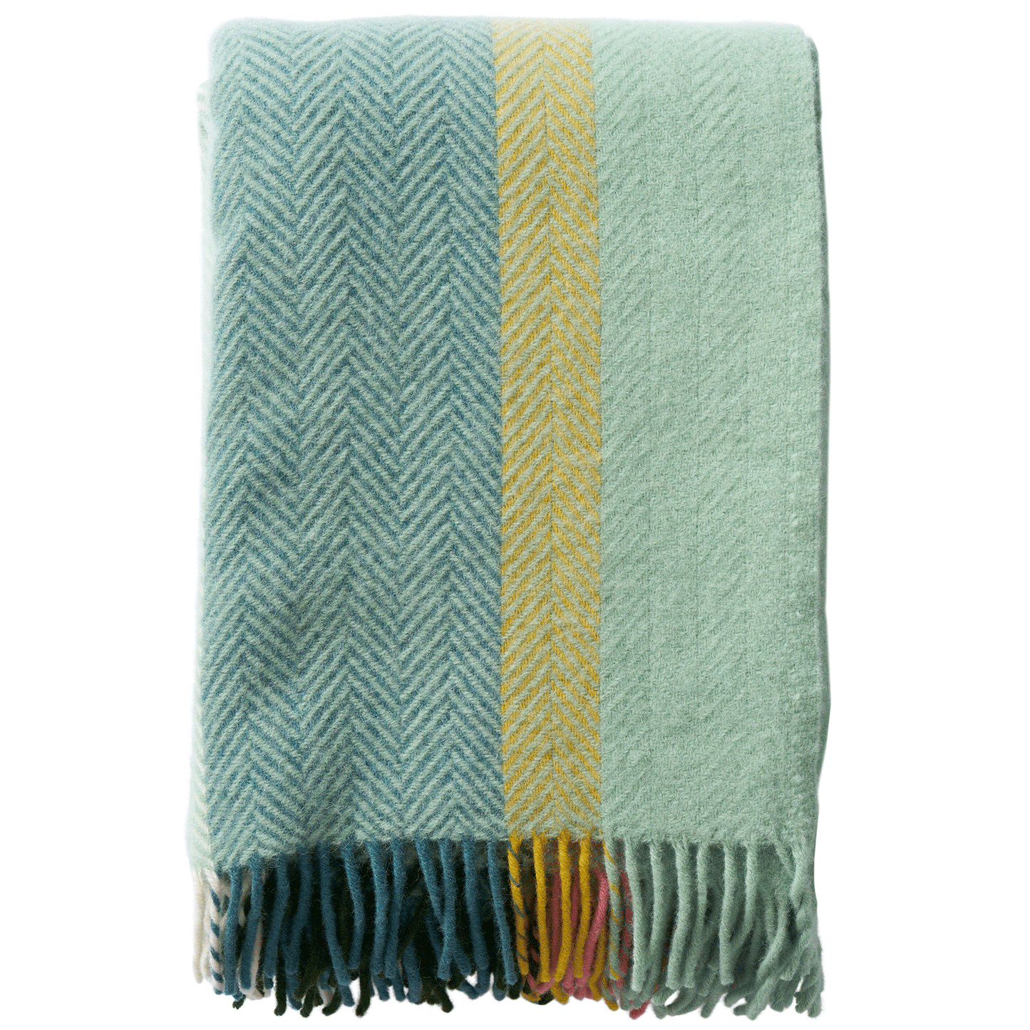 Birka Meadow Woven Lambswool Throw
