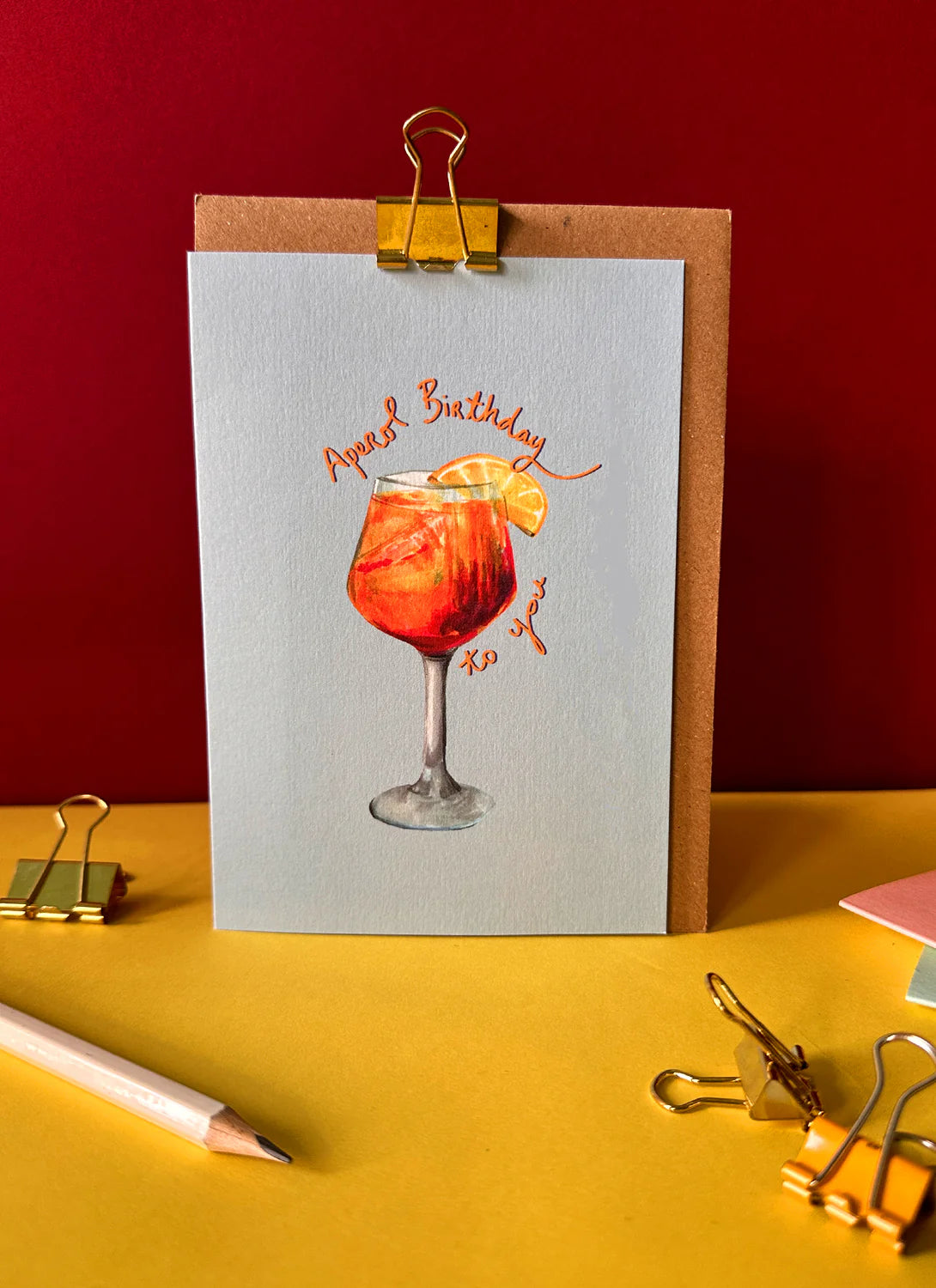 Aperol Birthday Greetings Card