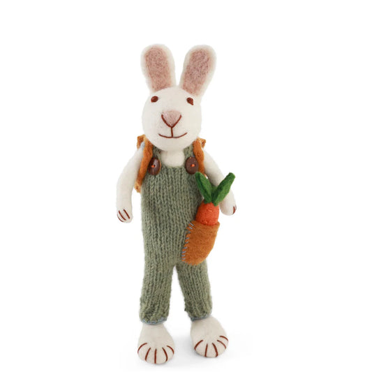 Felt Bunny with Backpack