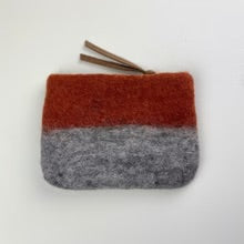 Lila Two Tone Felt Purse