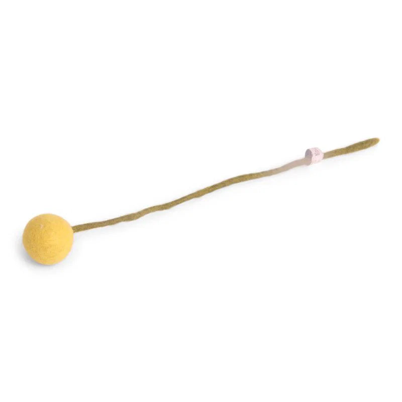 Yellow Felt Flower Decoration