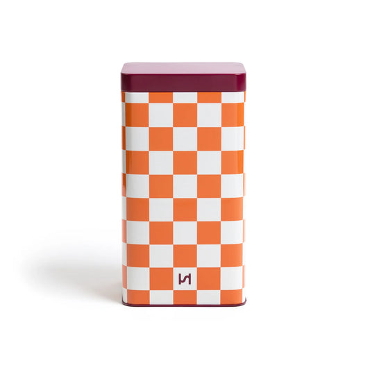 Check Airtight Kitchen Storage Tin in Orange
