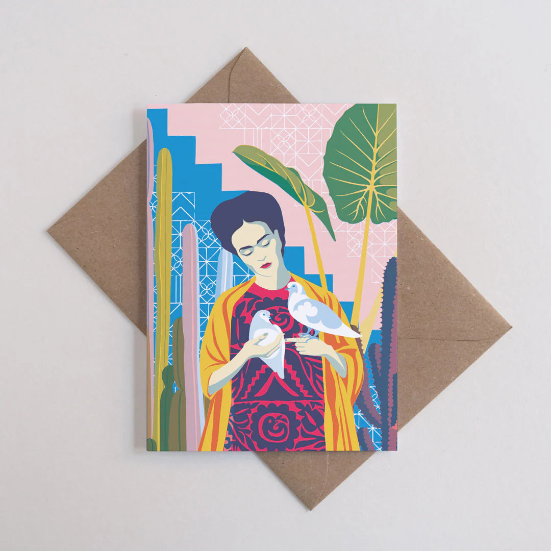 Frida Illustrated Greetings Card