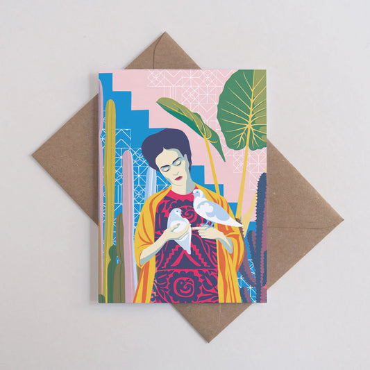 Frida Illustrated Greetings Card
