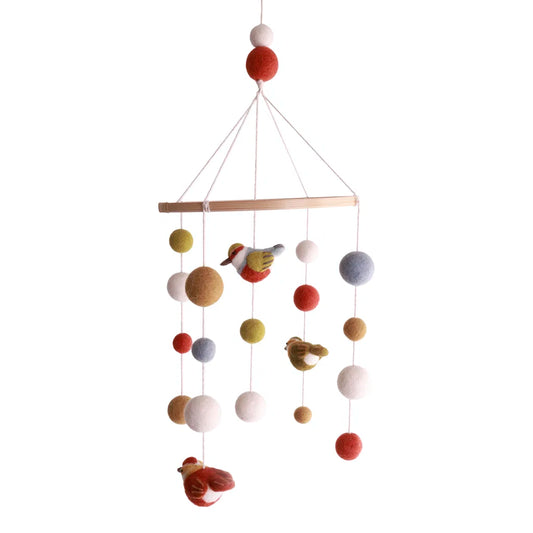 Mobile Birds Felt Decoration