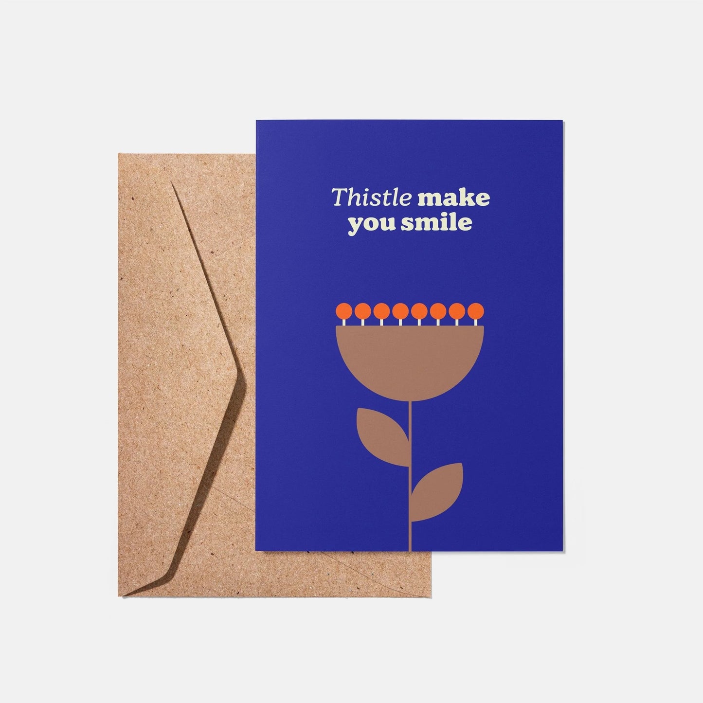 Thistle Make You Smile Greeting Card