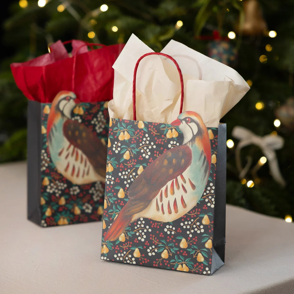 Partridge Gift Bags Pack of 8