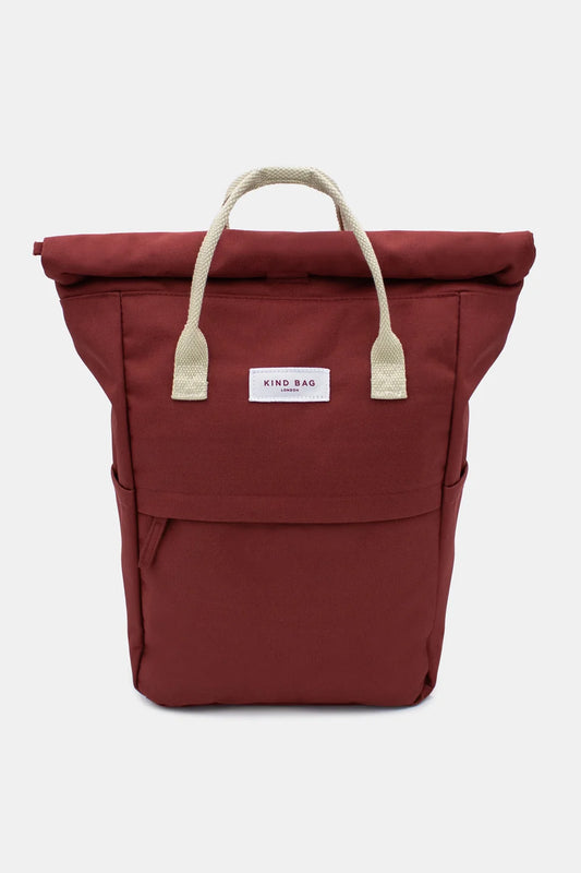 Burgundy Medium Backpack