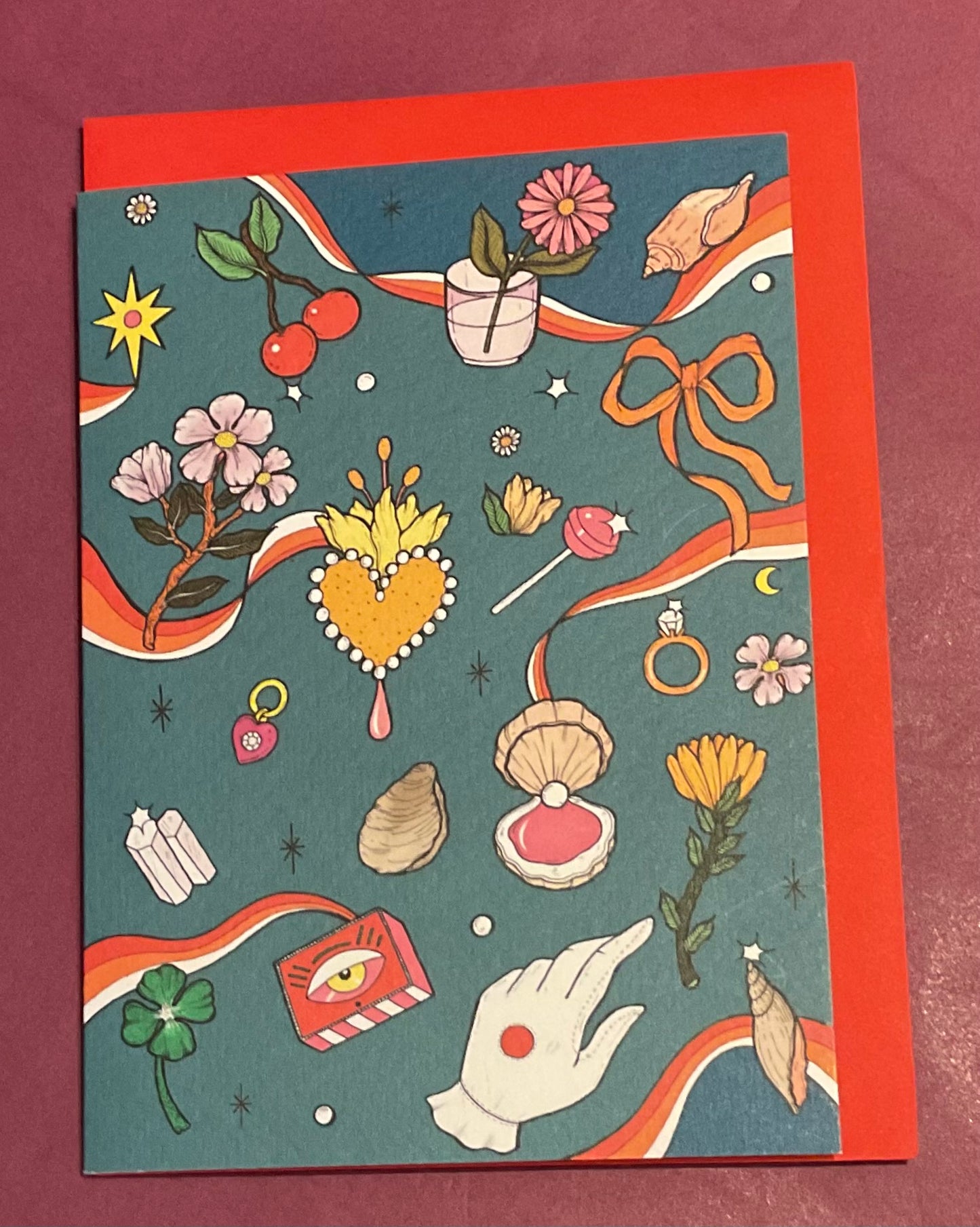 Trinkets Greeting Card