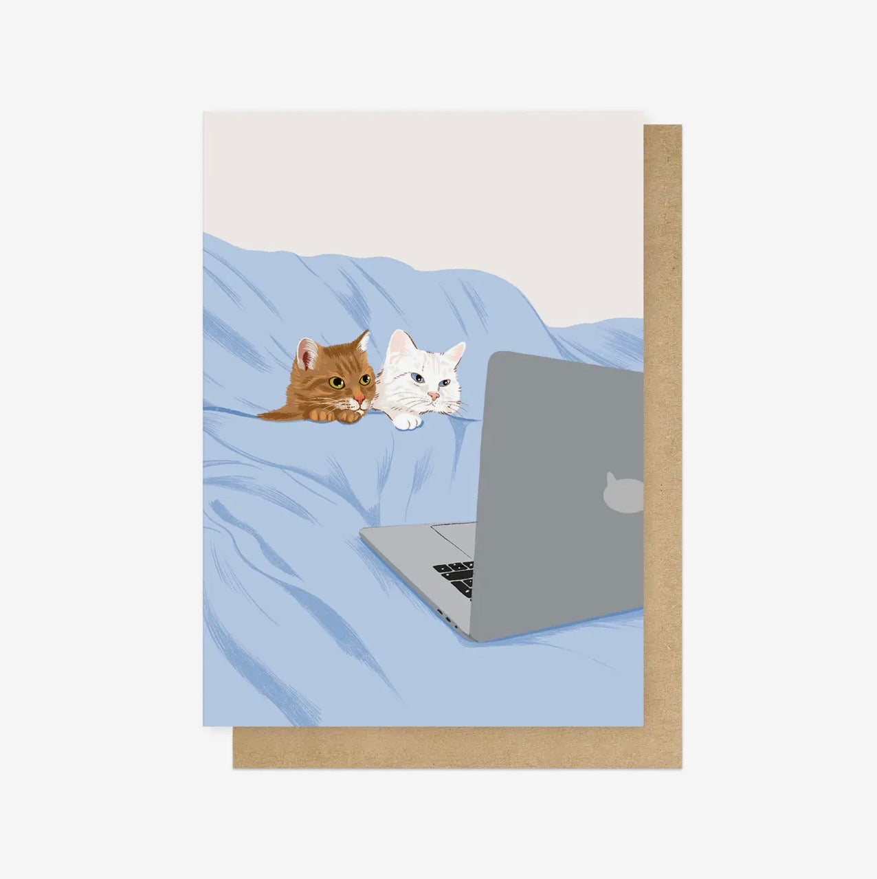 Catflix Greetings Card