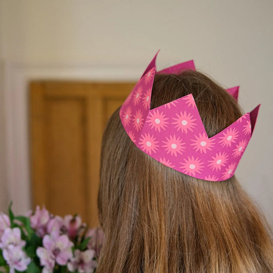 Pink Crown Hats (6)