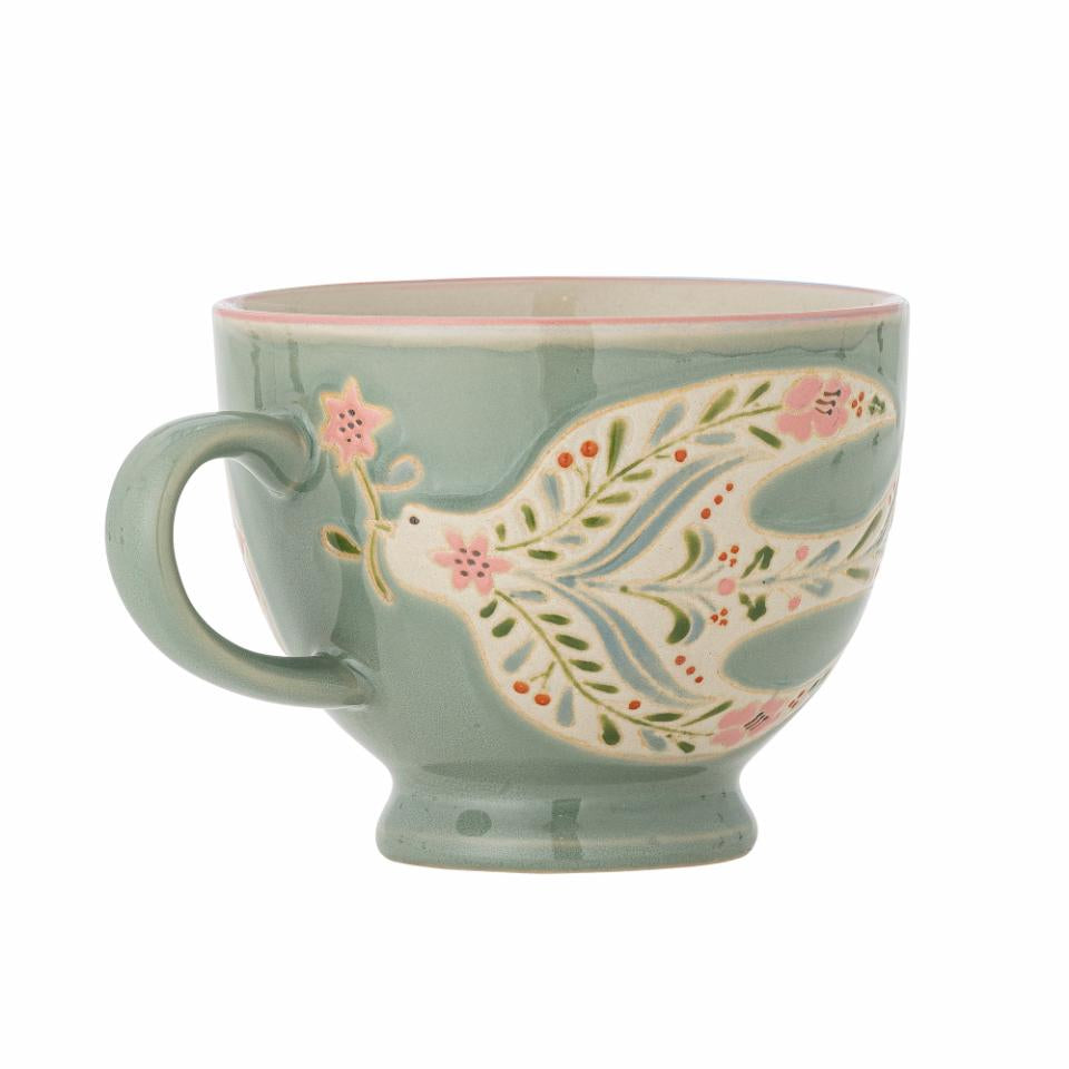 Rosalynde Mug Green Stoneware