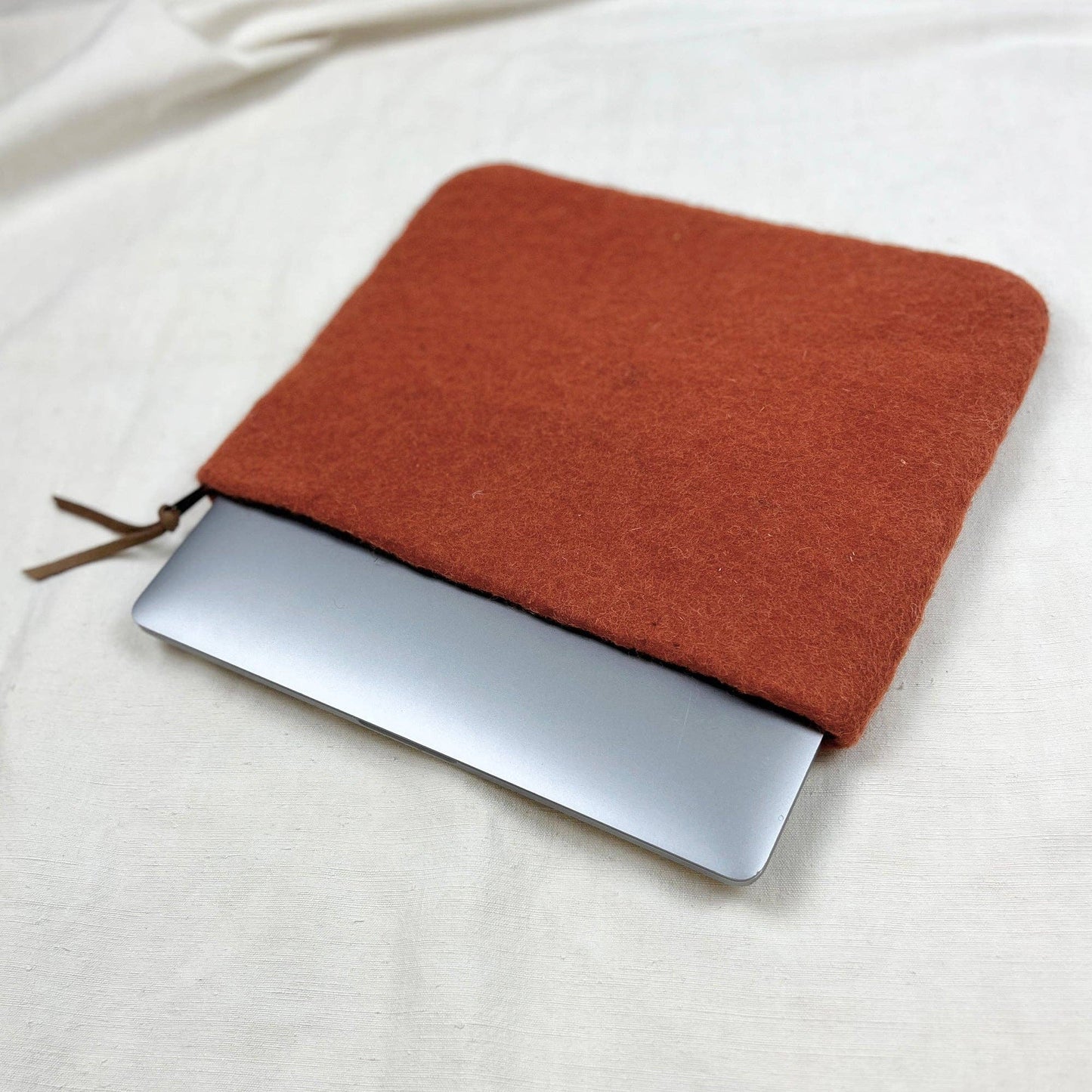Wangdi Zip Felt Document Pouch Laptop Sleeve