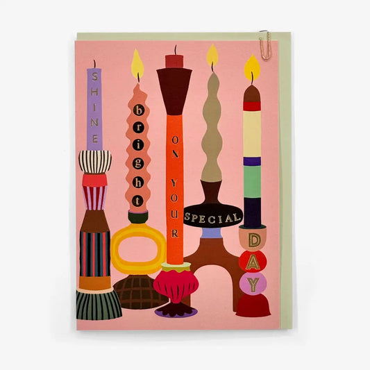 Candle Interiors Object Special Day Birthday Card