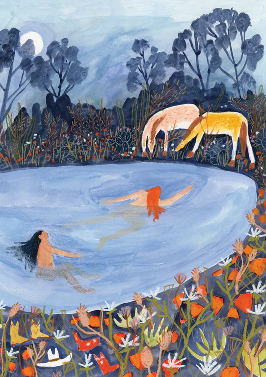 Dream Lake Greetings Card