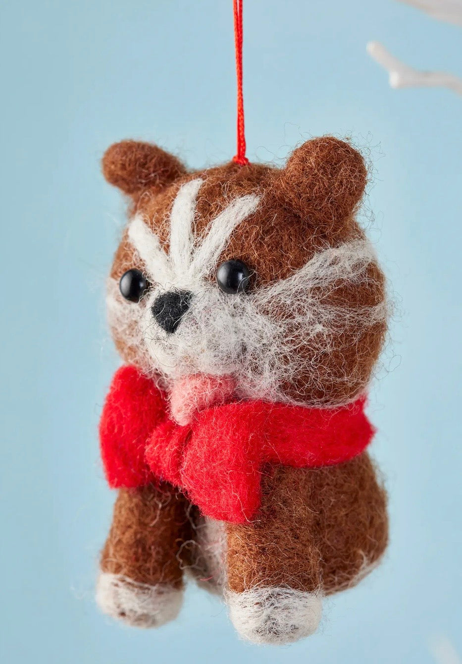Cute Felt Dog Decoration