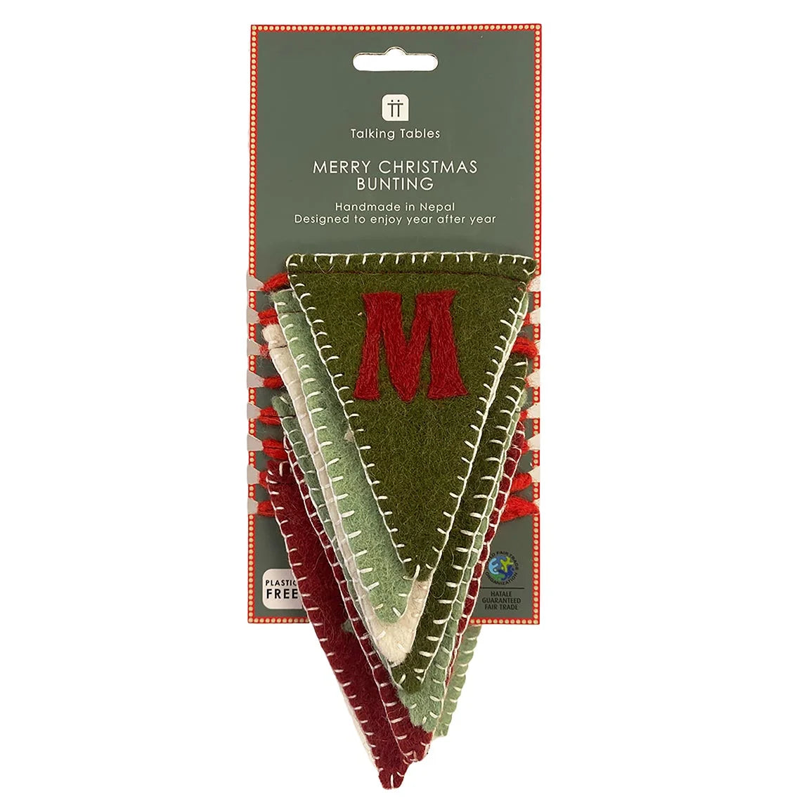 Folklore Felt Merry Christmas Bunting