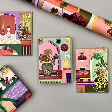 Canvas Botanical Lifestyle Abstract Interiors Greeting Card