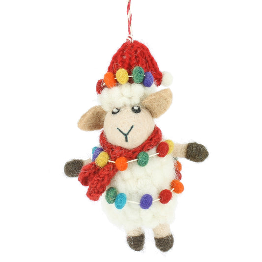 Sheep With Garland