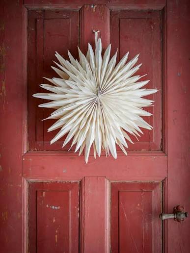Elijas White Paper Star with LED Lights