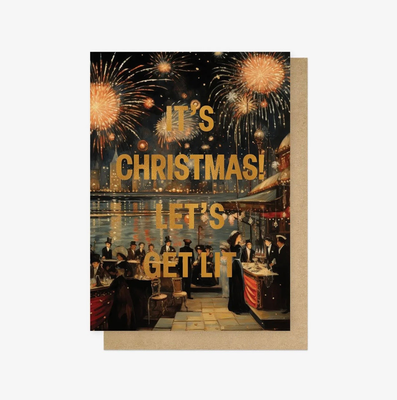 Let’s Get Lit Christmas Card
