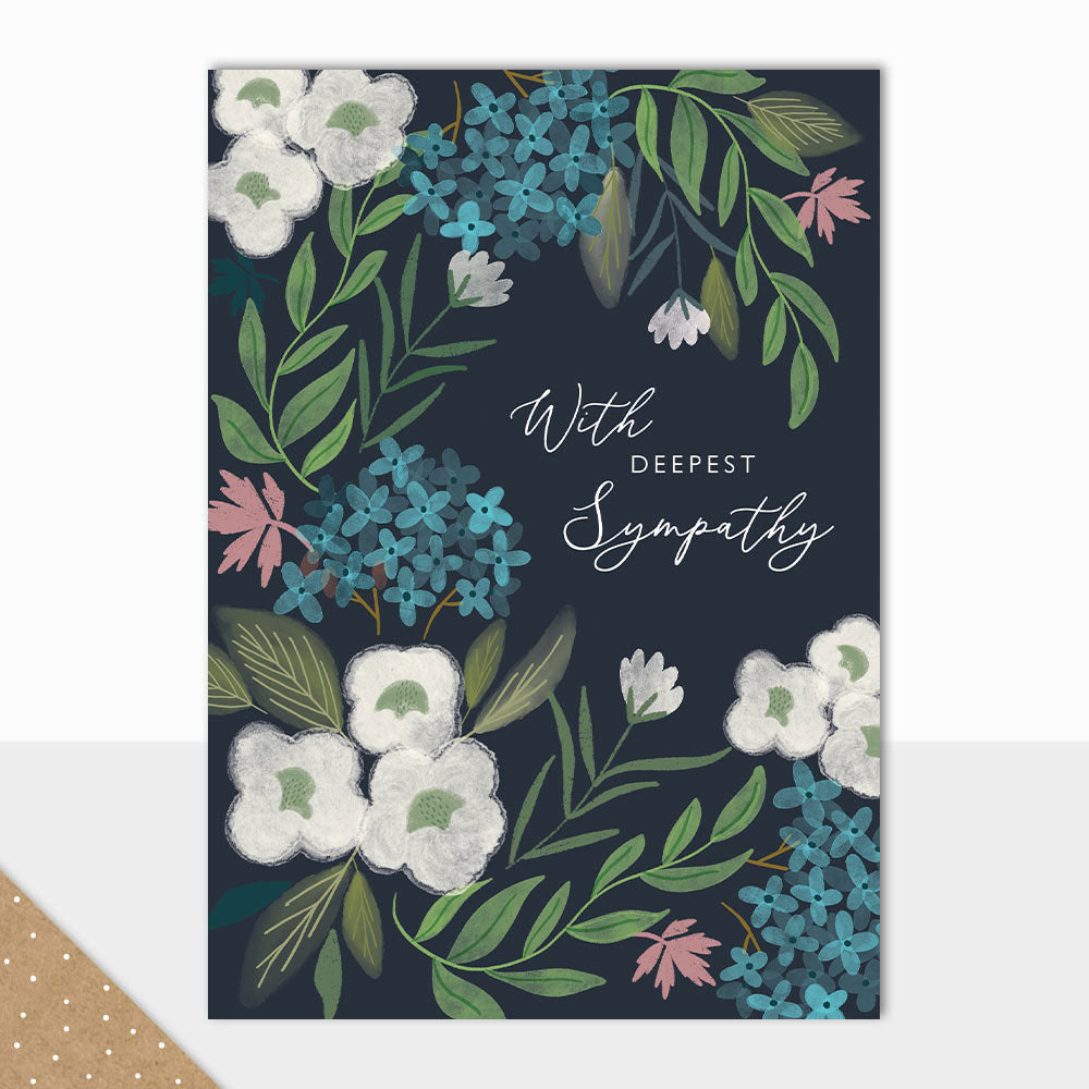 Deepest Sympathy-Floral Card
