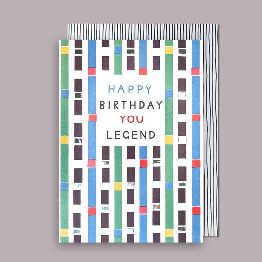 Happy Birthday You Legend Card