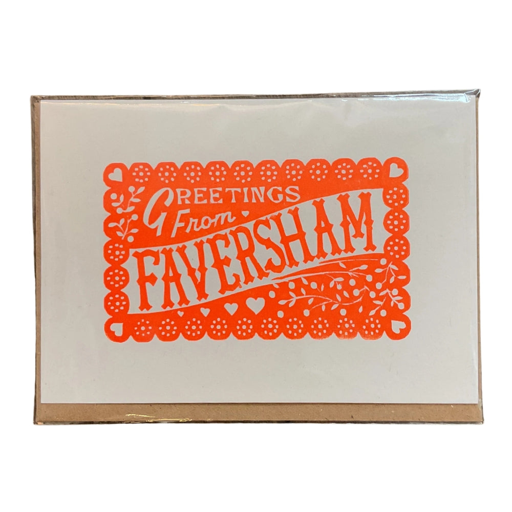 Greetings From Faversham Greetings Card