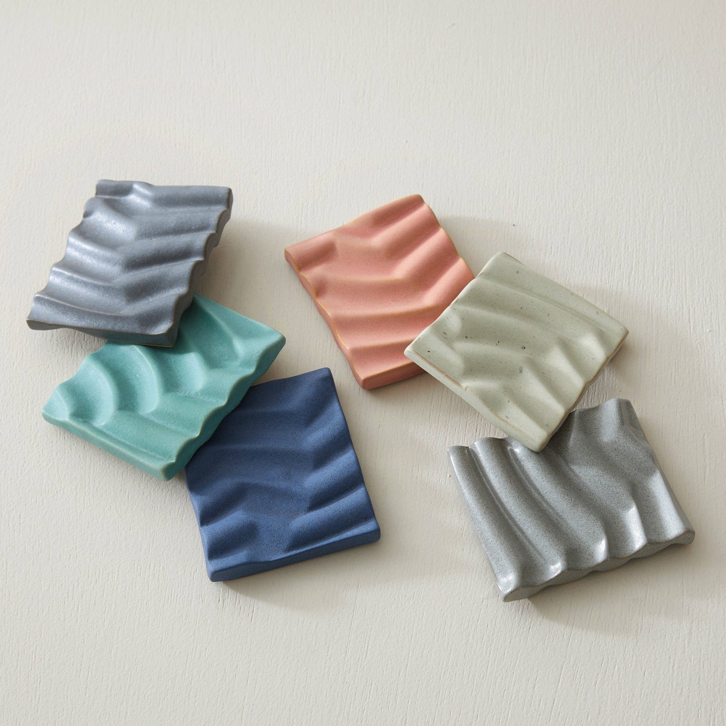 Bimal Stoneware Ridged Rectangular Soap