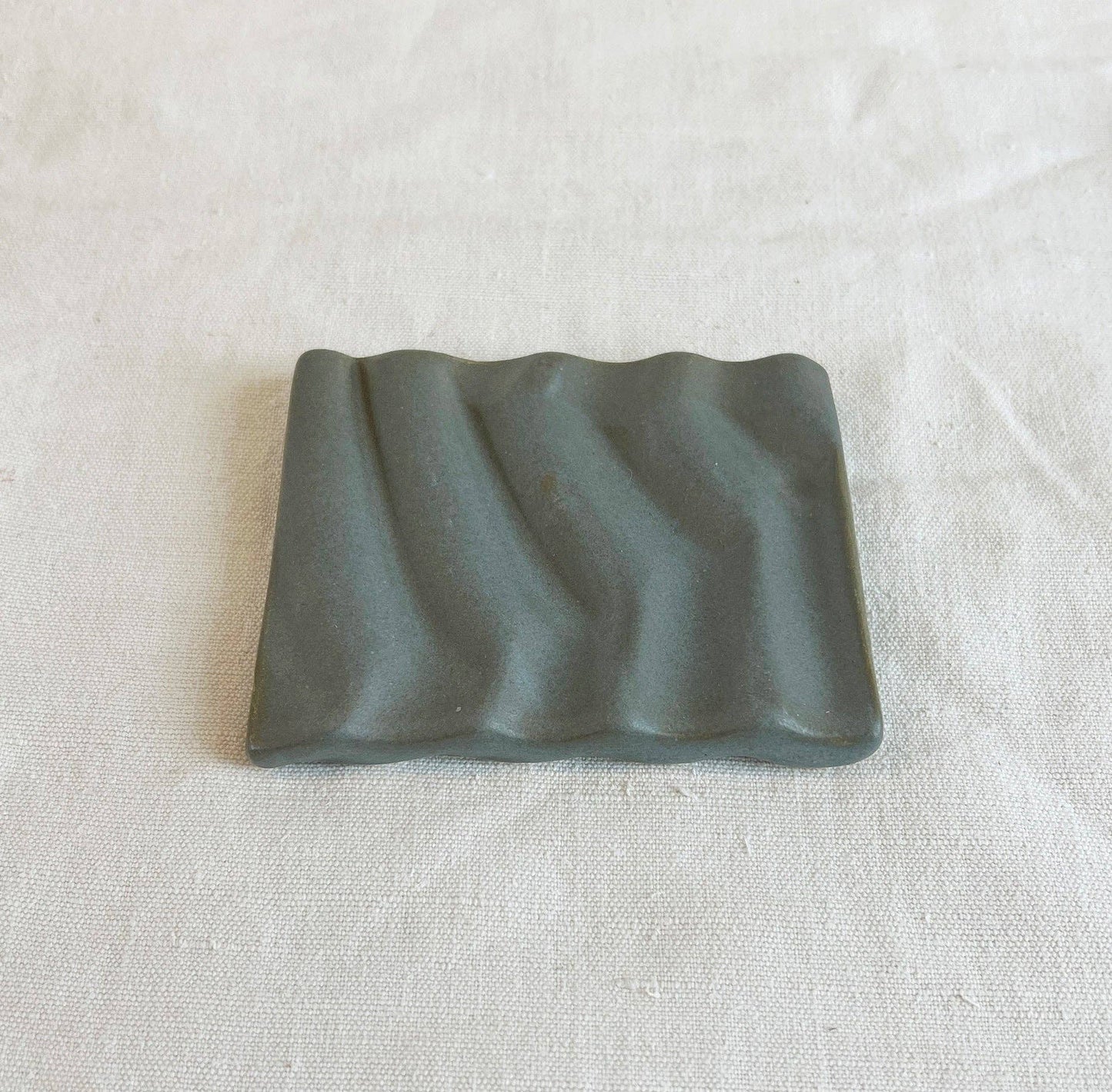 Bimal Stoneware Ridged Rectangular Soap