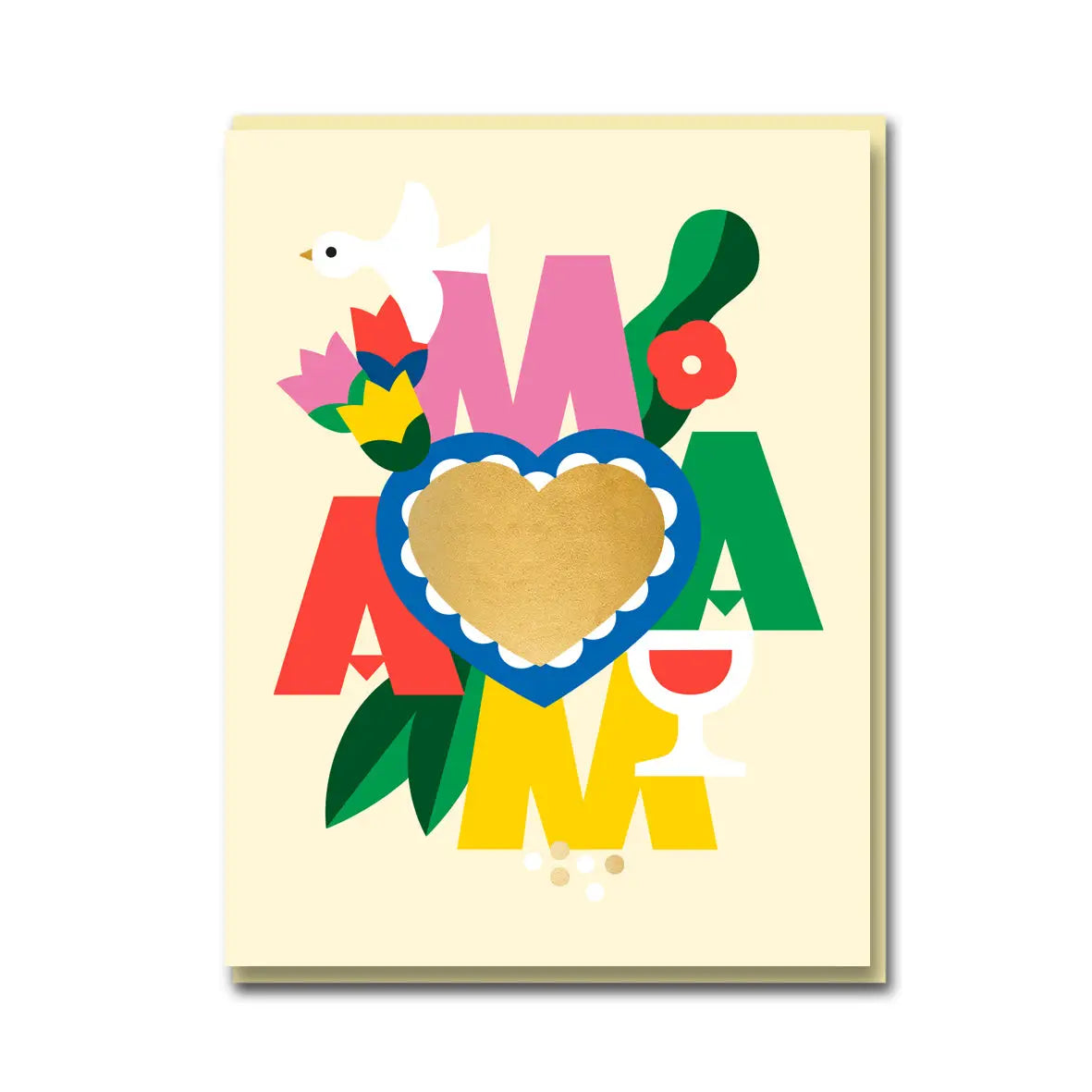 Mama Heart Greeting Card