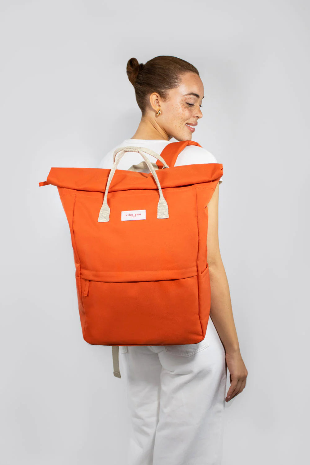 Burnt Orange Large Backpack