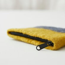 Lila Two Tone Felt Purse
