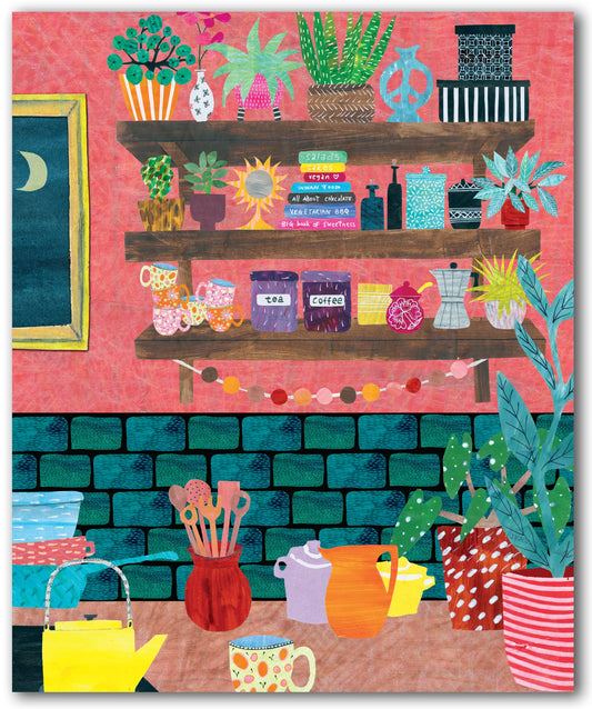 Cosy Kitchen Greetings Card