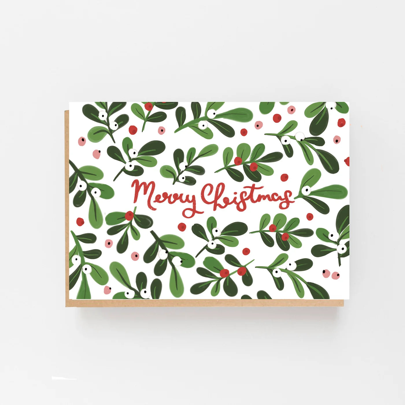 Mistletoe Merry Christmas Card