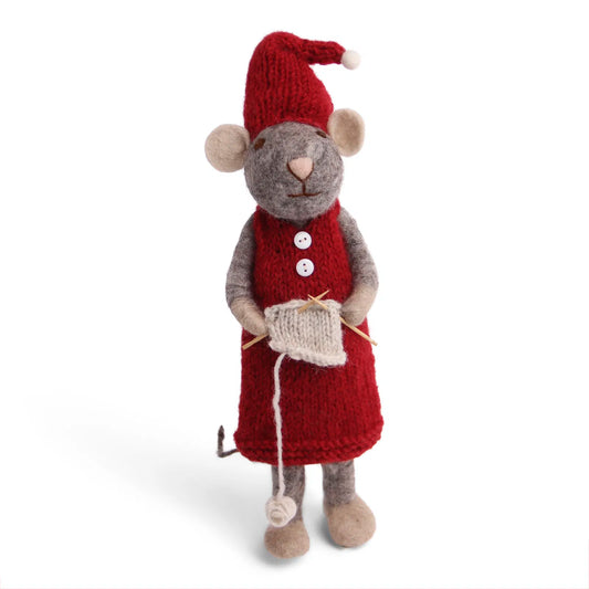Big Grey Mouse Knitting