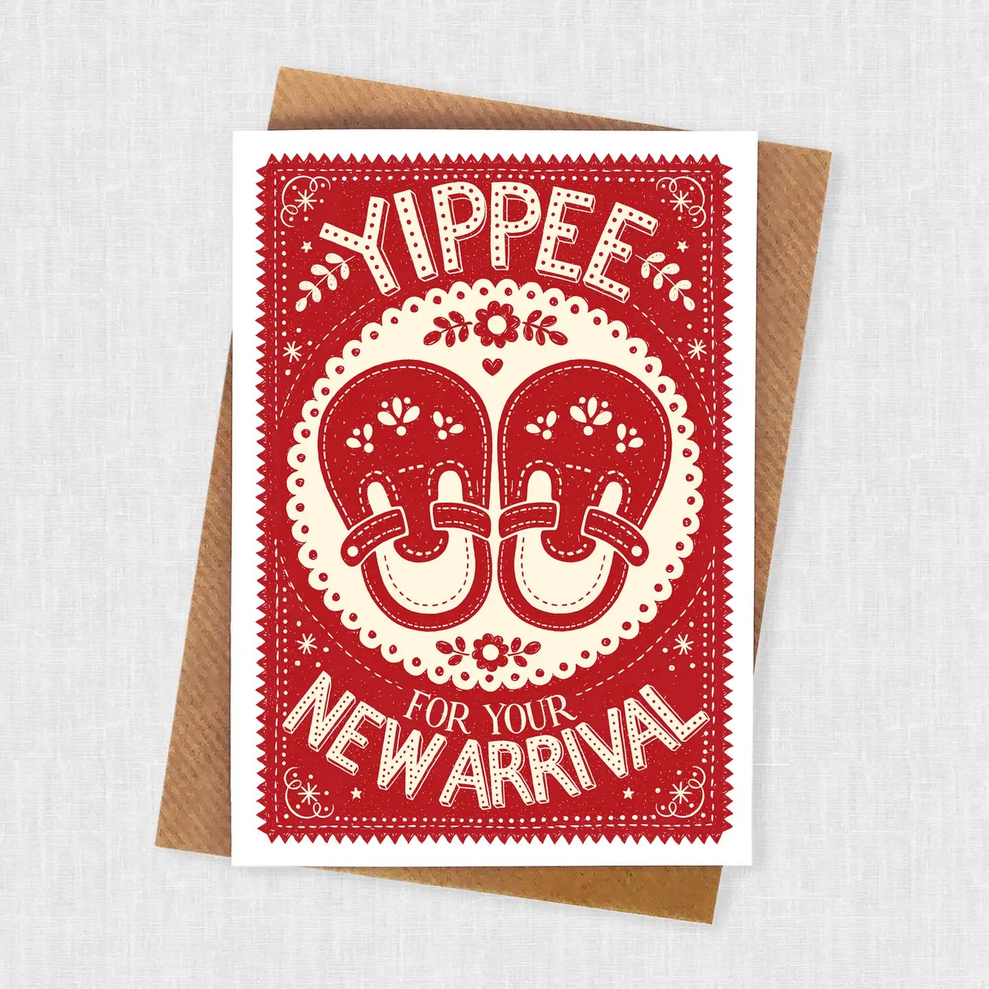 New Baby Shoes Card