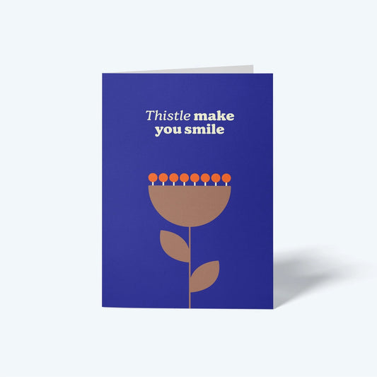 Thistle Make You Smile Greeting Card