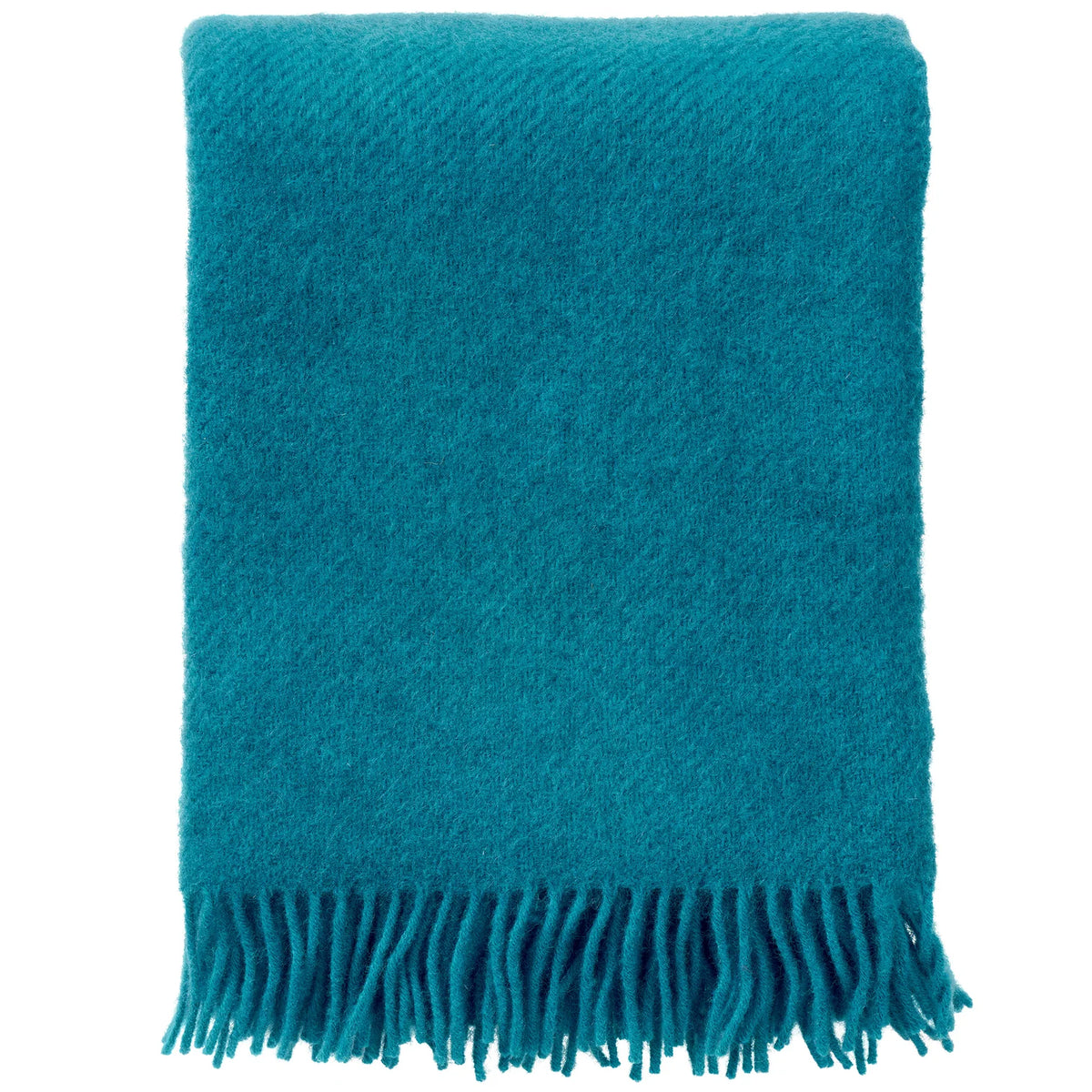 Gotland Emerald Woven Wool Throw